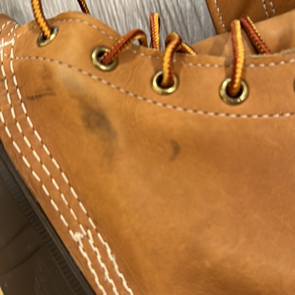 LL BEAN BROWN DUCK BOOTS, SIZE 7 - Picture 4 of 8